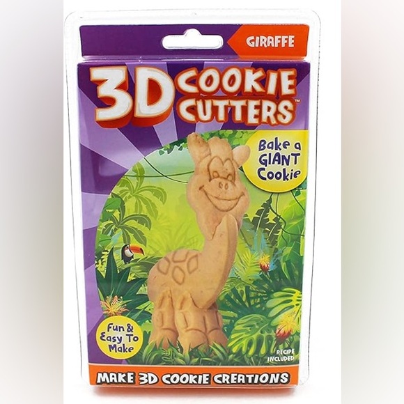 3D Giraffe Cookie Cutter - Picture 3 of 6
